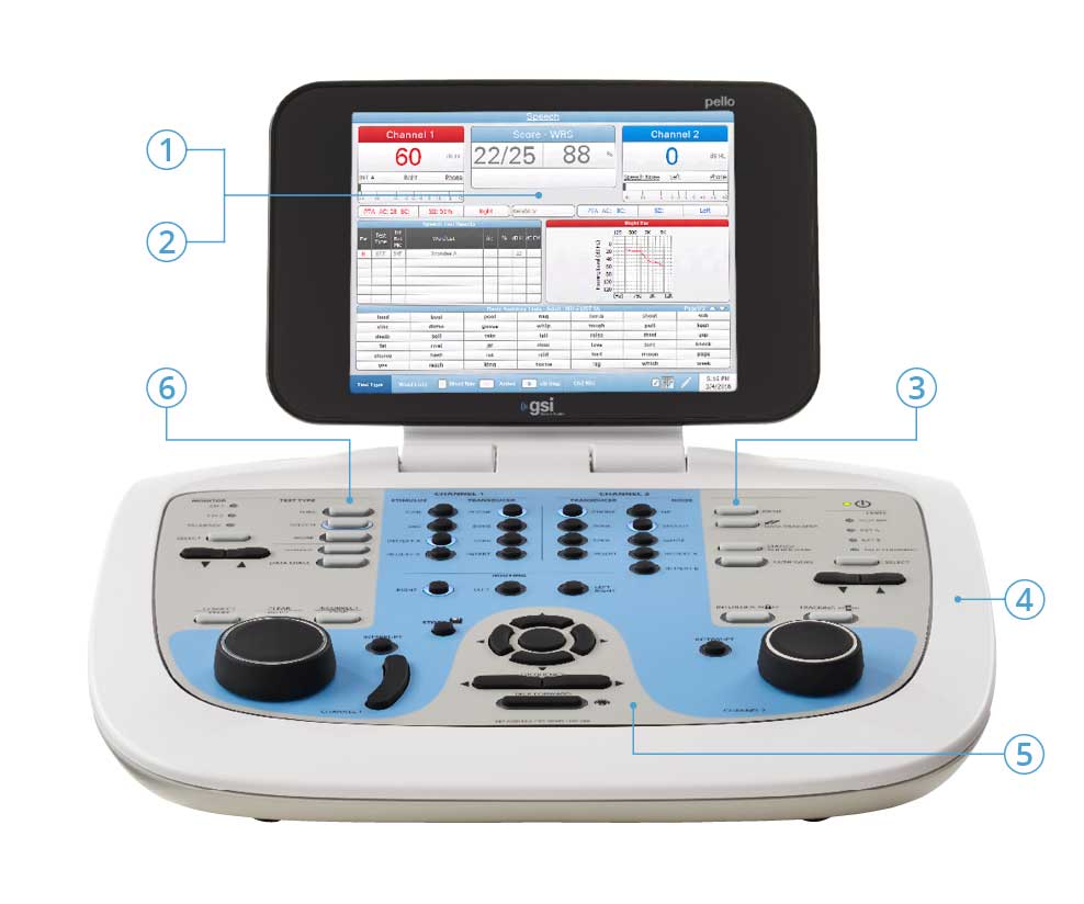 Pello Audiometer Key Features